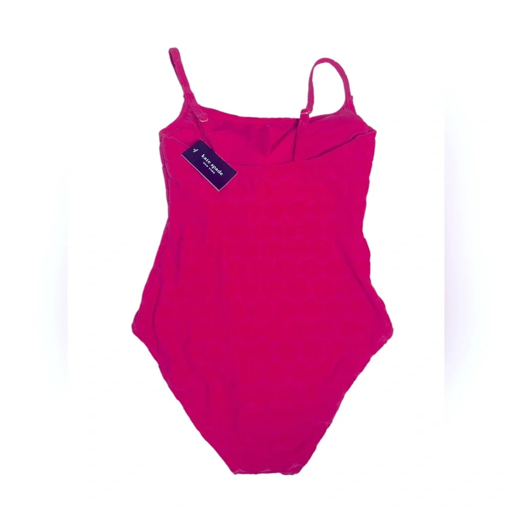 Kate Spade Shell Textured Print Swimsuit